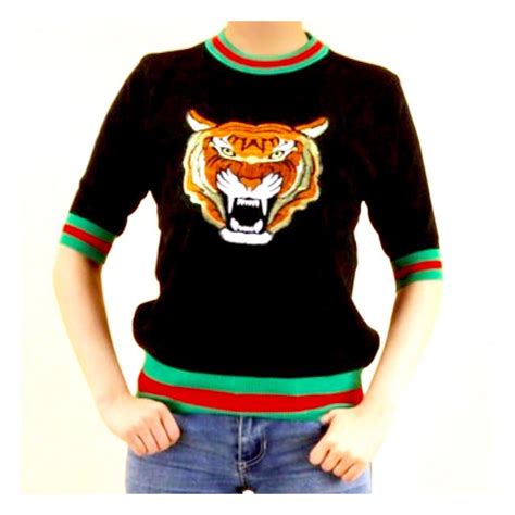 gucci tiger knit|gucci sweater on blackish.